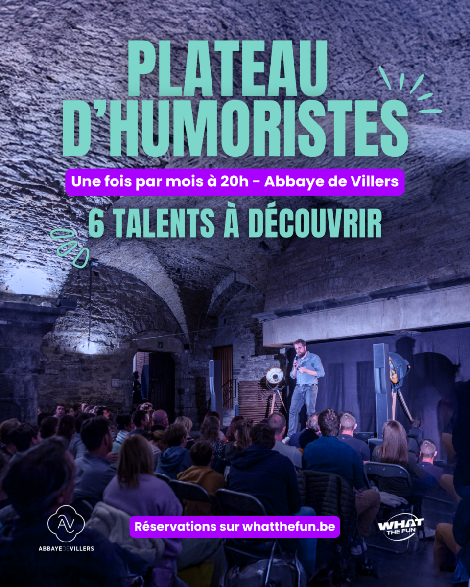 Soirée Stand-Up à l’Abbaye de Villers