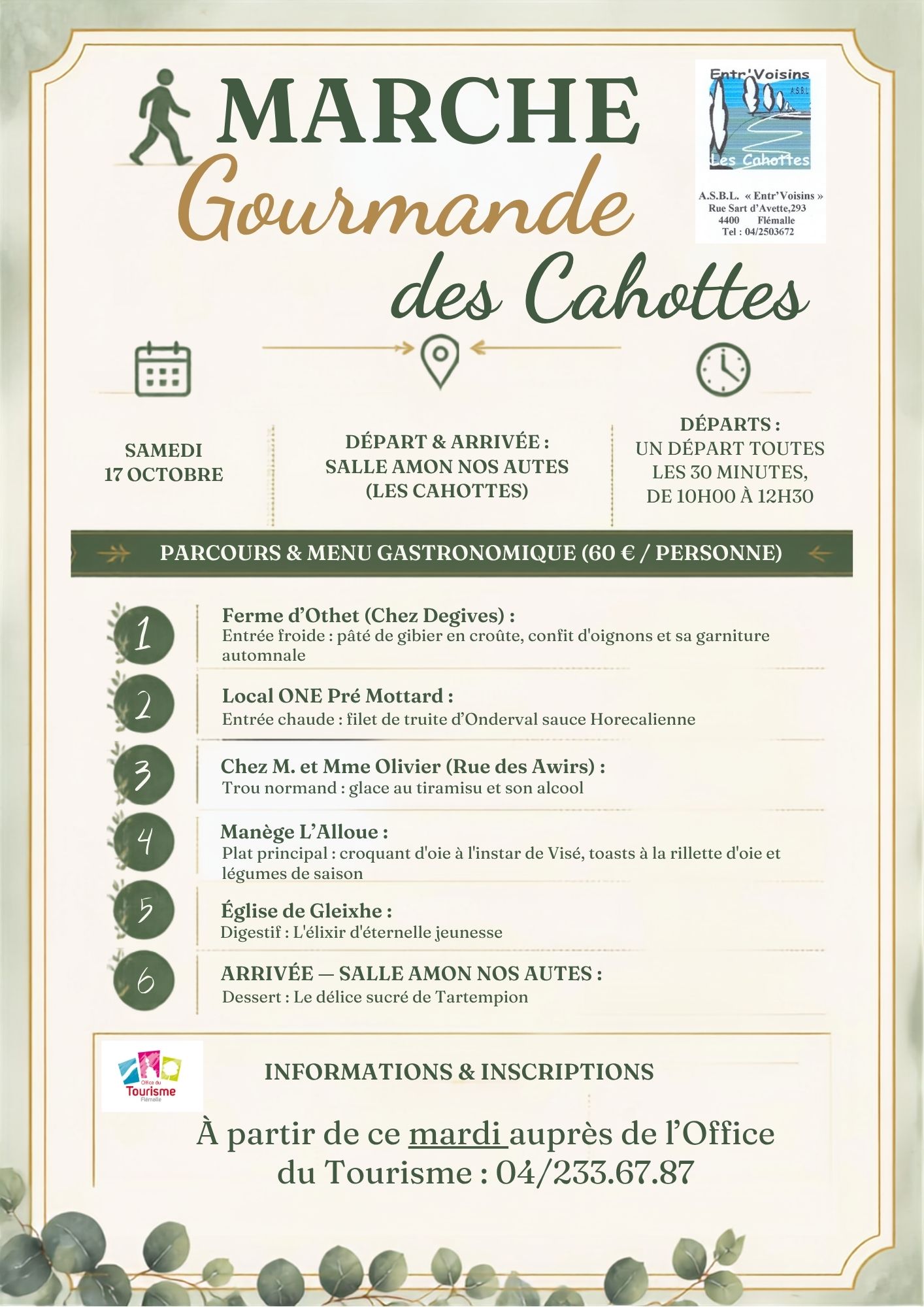 Marche gourmande des Cahottes