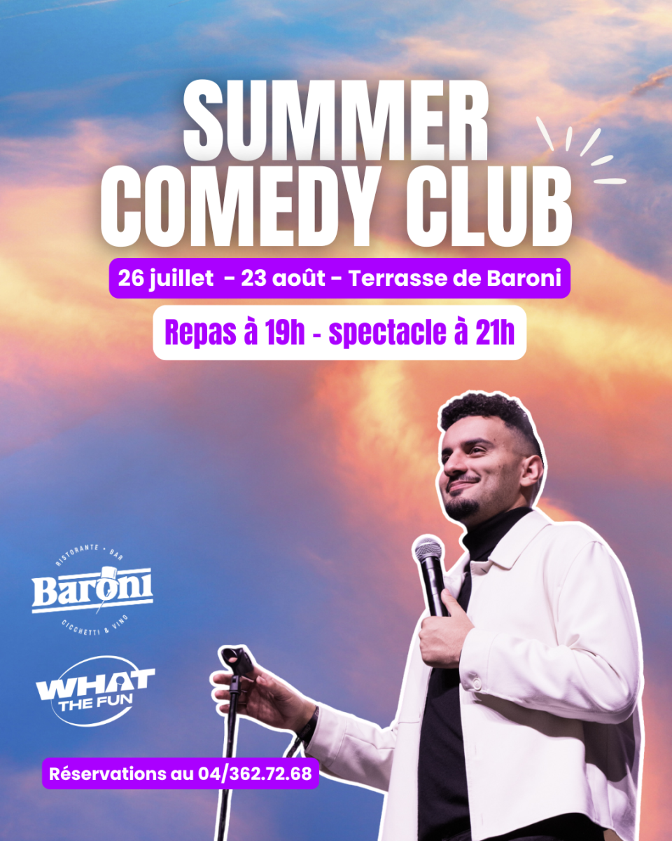 Soirée Stand-Up au Baroni summer comedy club