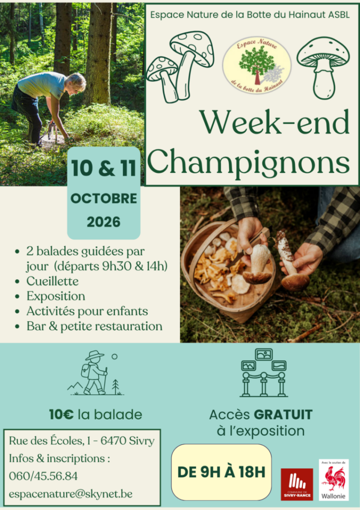 Week-end champignons 2026