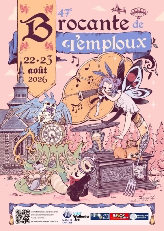 Brocante à TEMPLOUX
