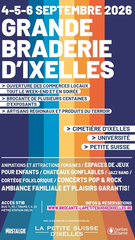 La 47e Grande Braderie d’Ixelles