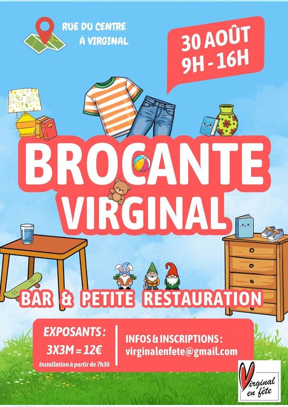 Brocante à VIRGINAL – SAMME