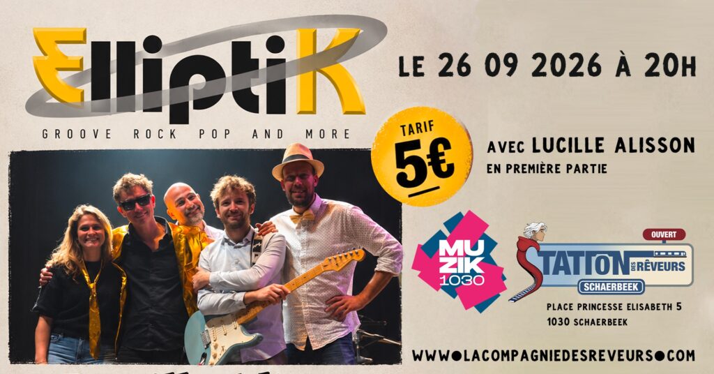 Elliptik – Lucille Alison en concert – Gare de Schaerbeek