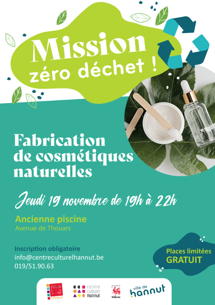 Atelier Zéro Déchet : Création de cosmétiques naturels