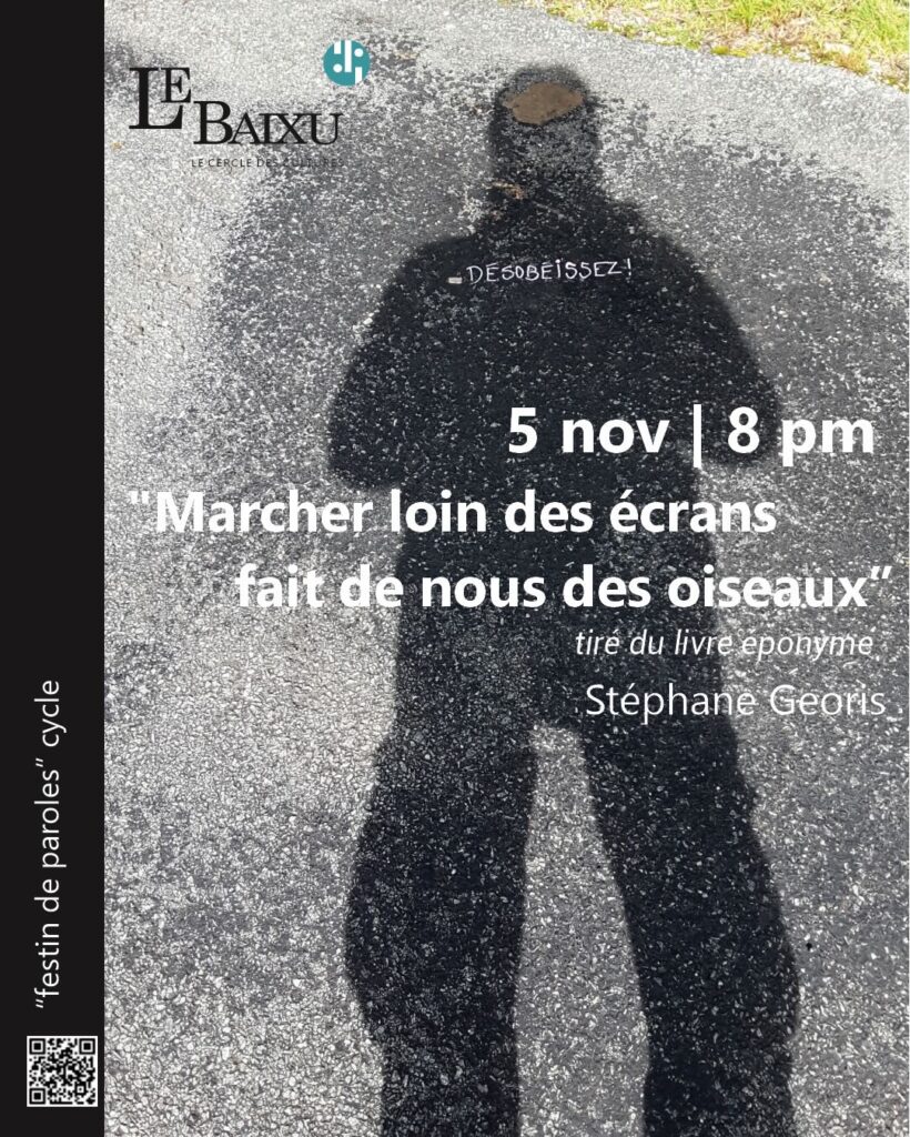 Marcher loin des écrans fait de nous des oiseaux
