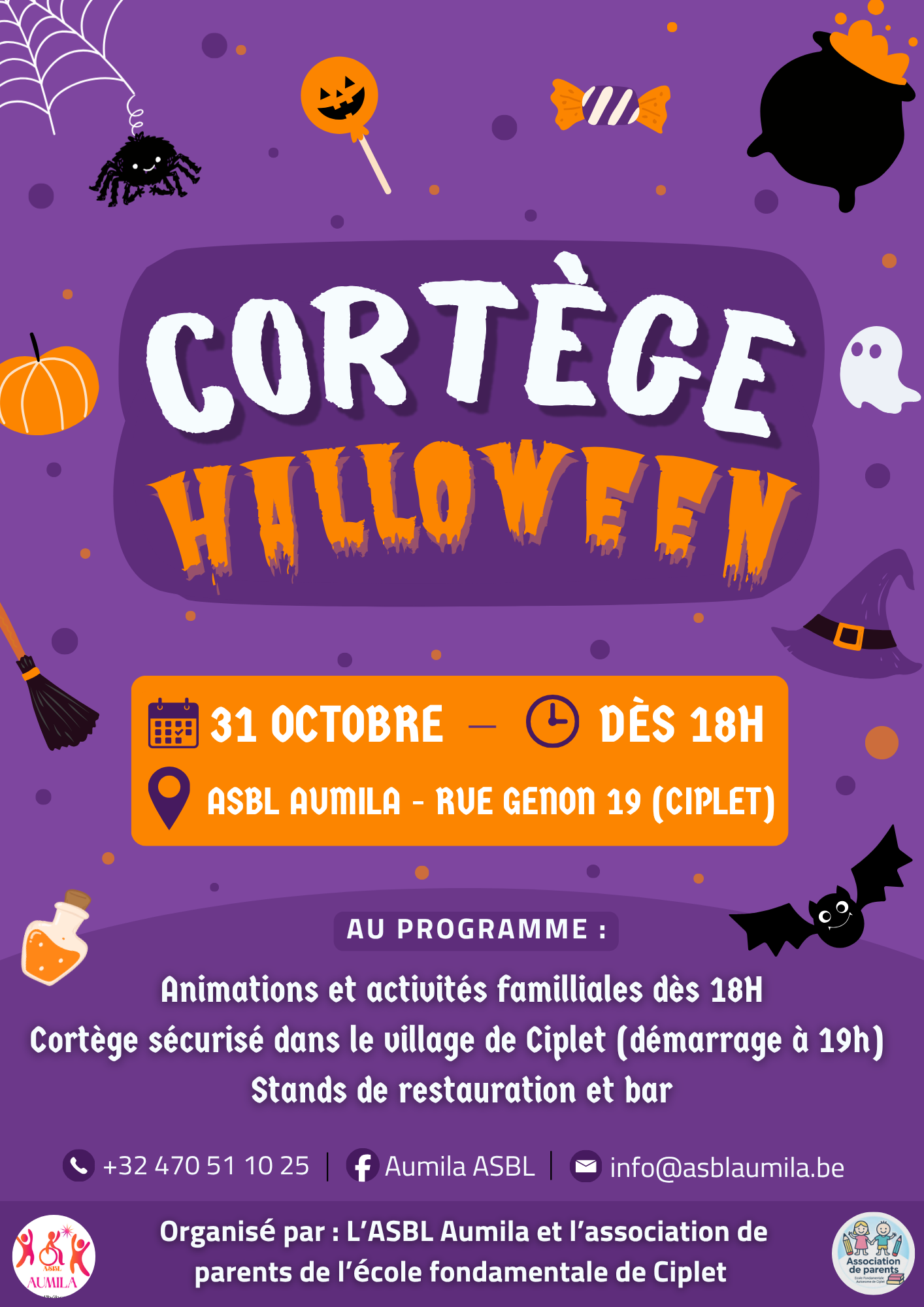 Halloween : cortège gratuit et animations