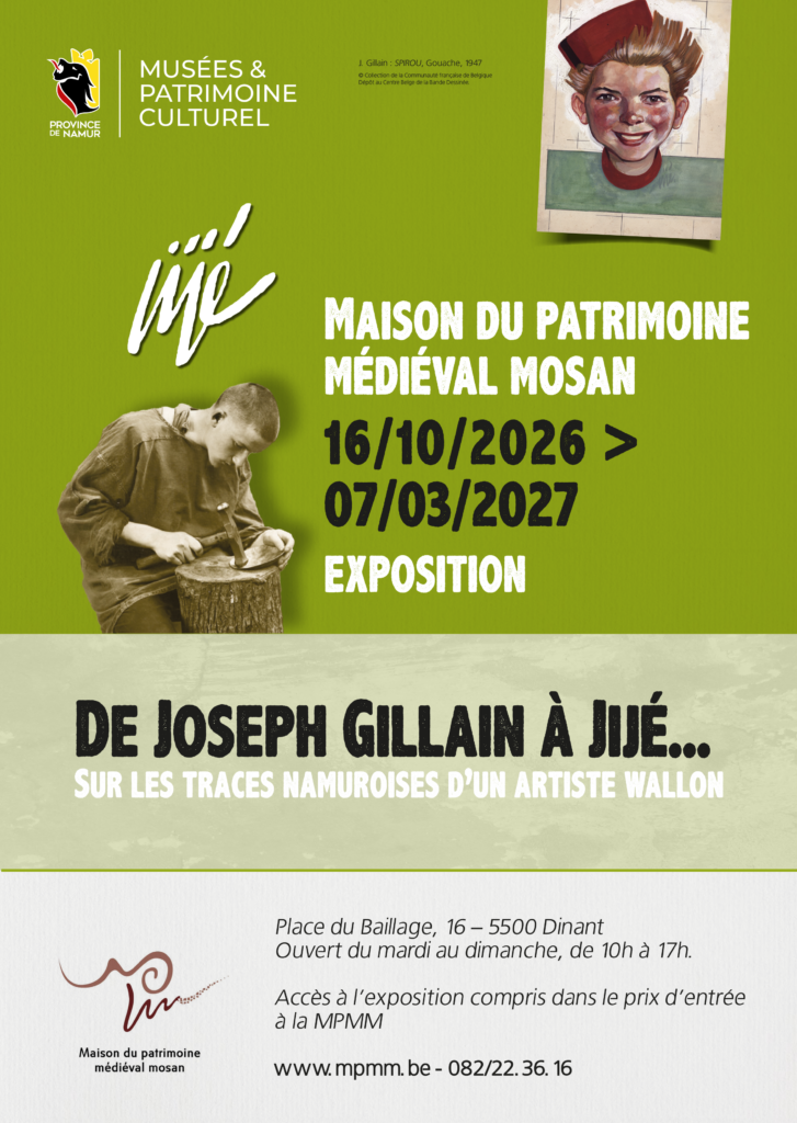 Exposition : De Joseph Gillain à Jijé... Sur les traces namuroises d'un artiste