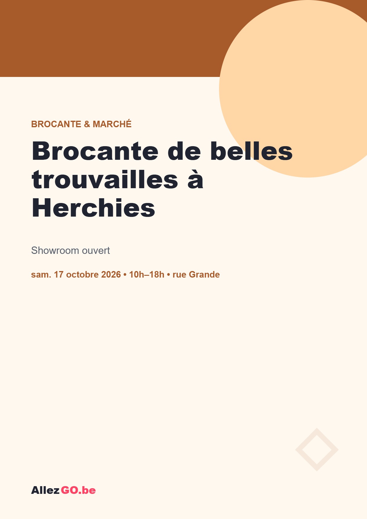 Voir l’affiche de Brocante de belles trouvailles à Herchies