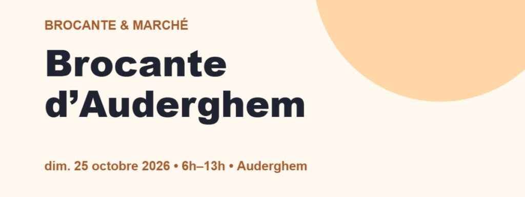 Sortie : Brocante d’Auderghem