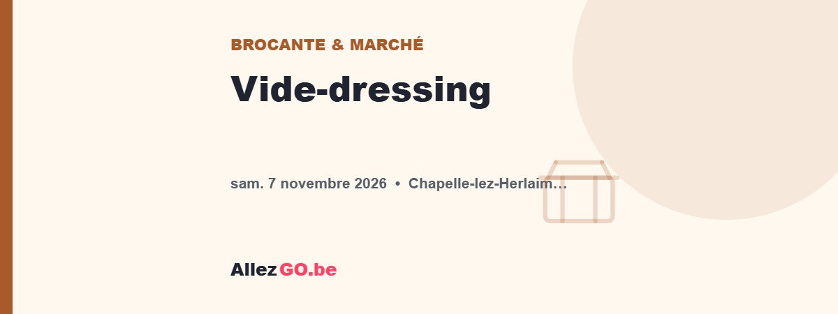 Vide-dressing