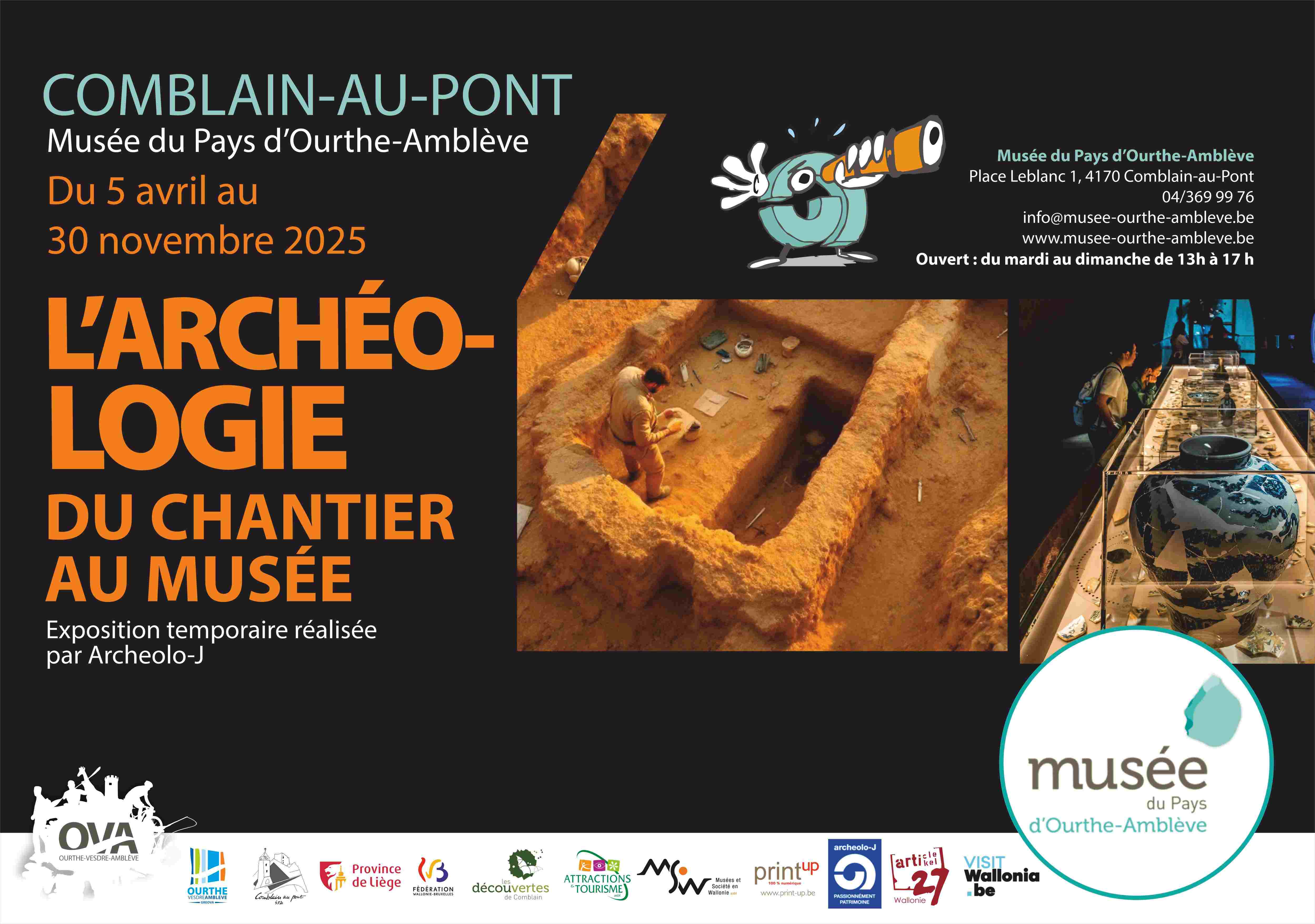 L’archéologie, du chantier au musée
