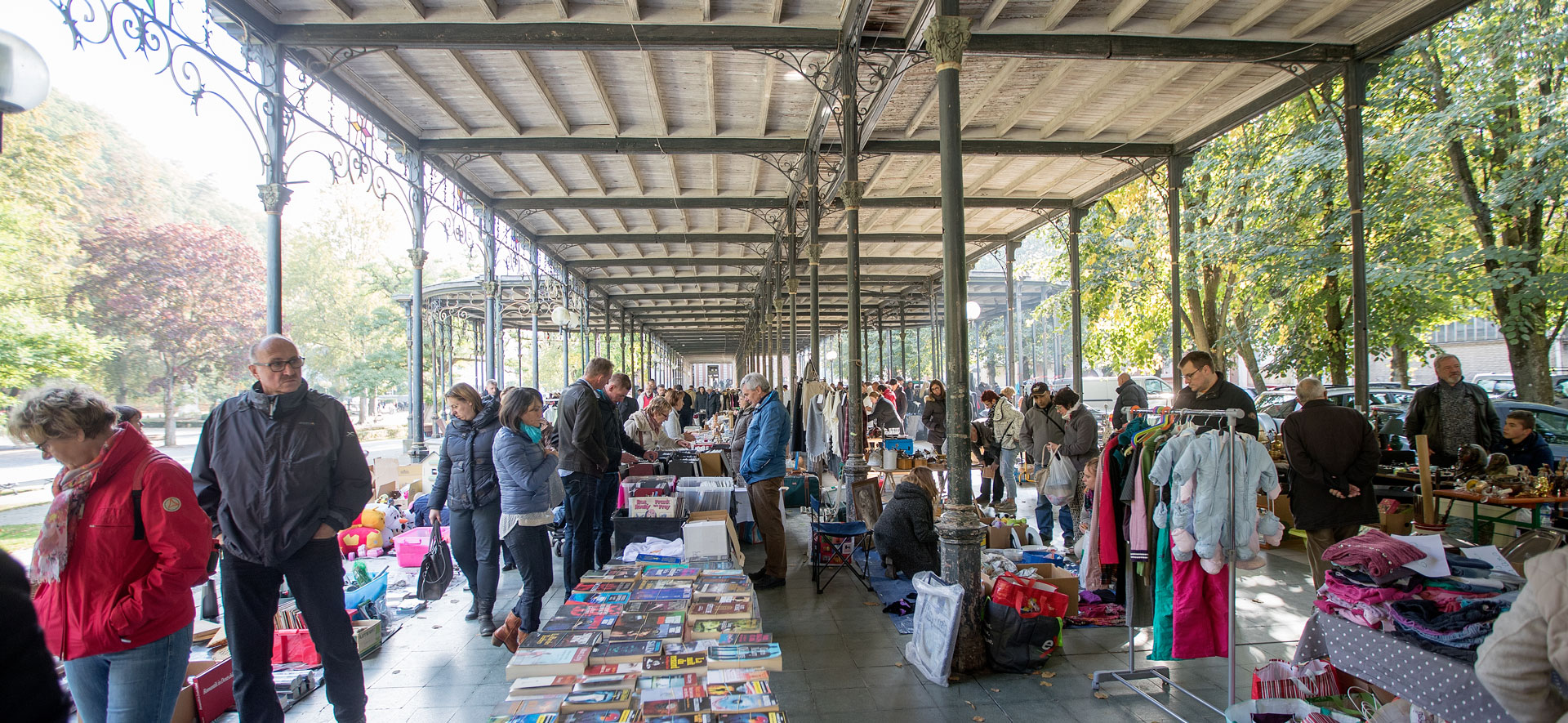 Grande brocante dans la Galerie Léopold et dans le Parc de 7 Heures