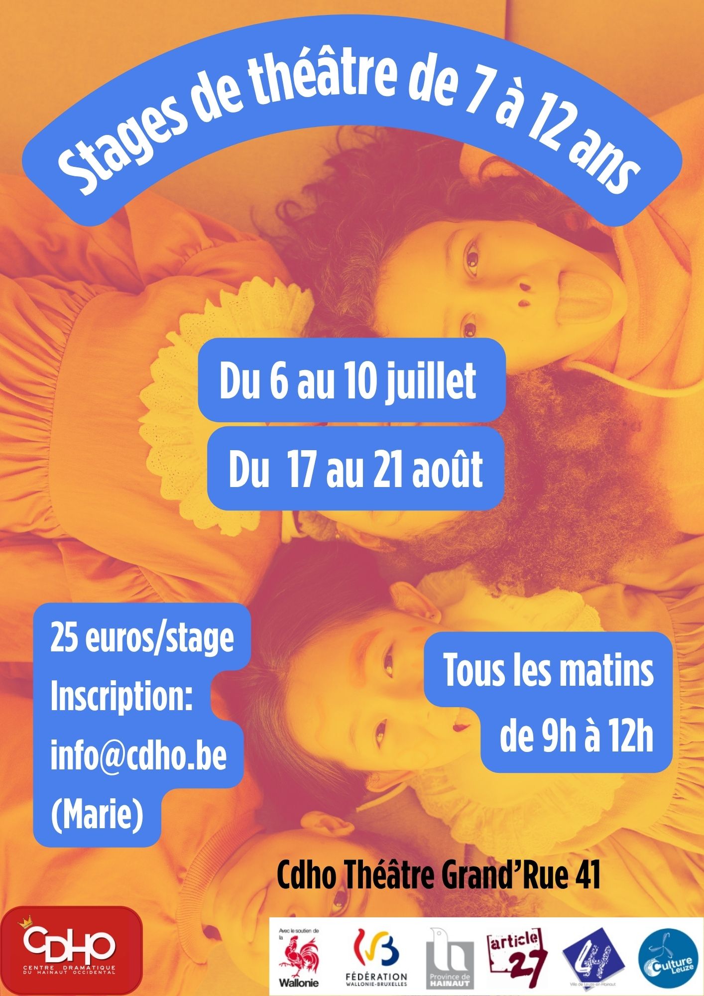 Stage été enfants