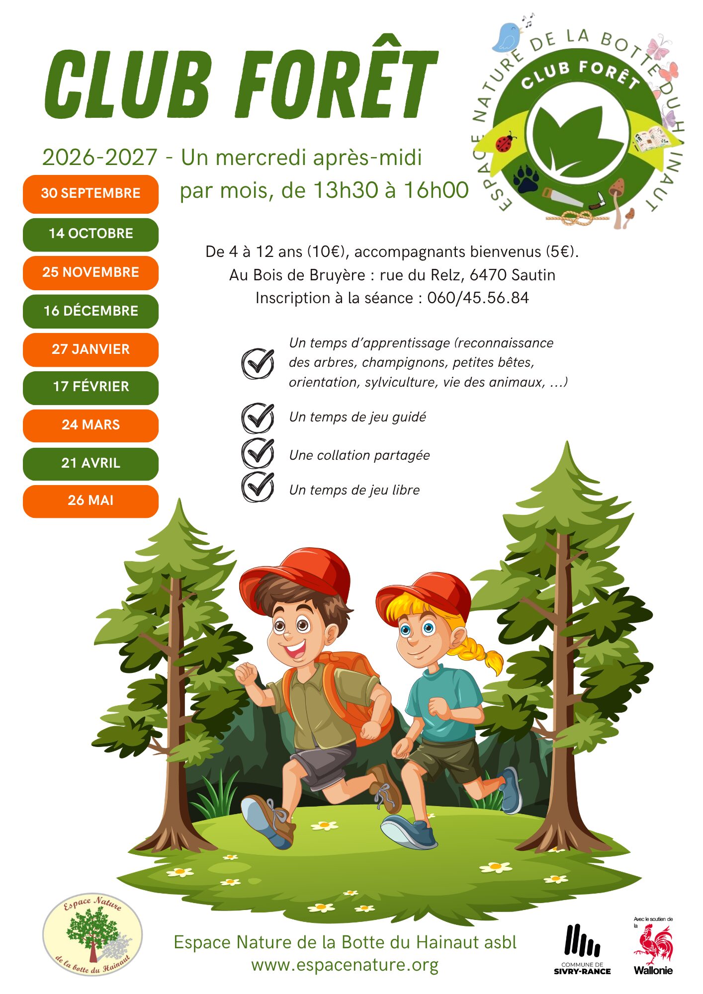 Club Forêt 2026-2027