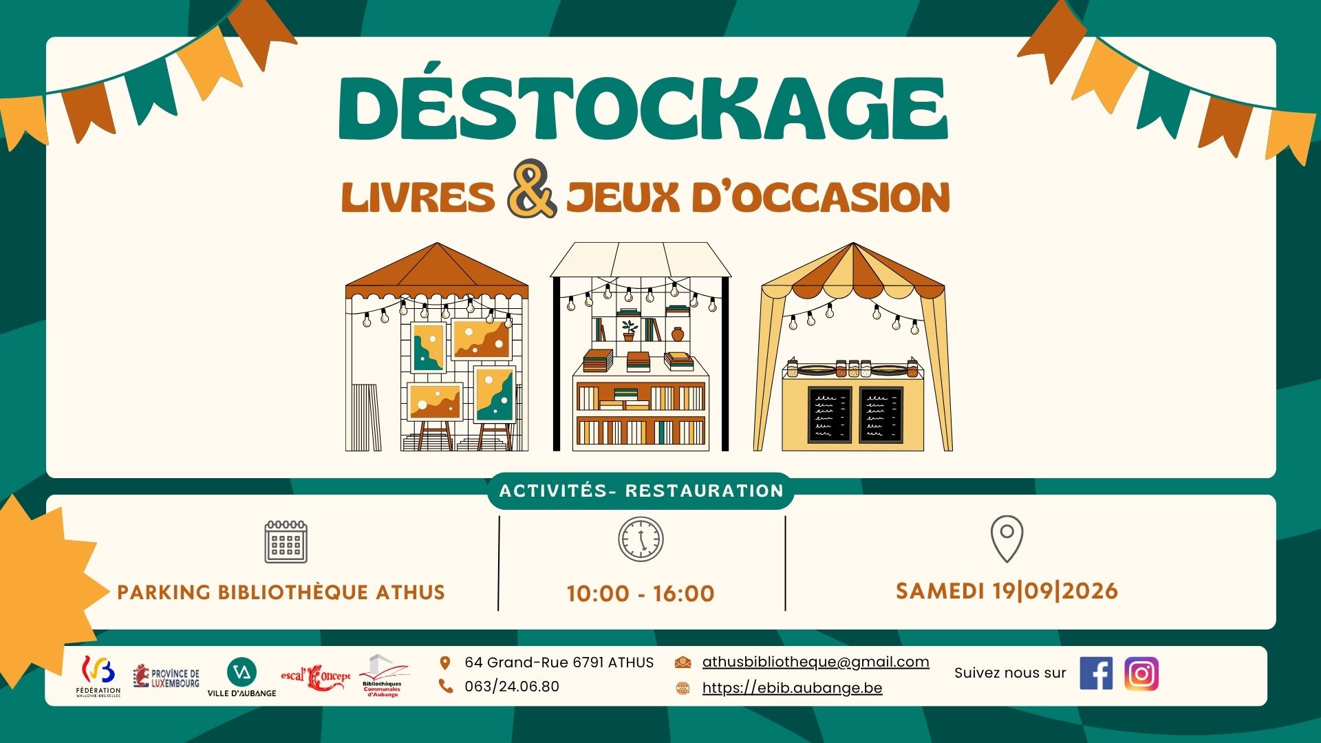 Déstockage 2026 à la bibliothèque d’Athus