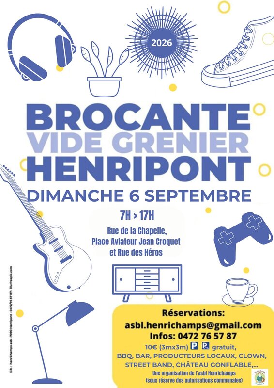Brocante Vide Grenier d’Henripont