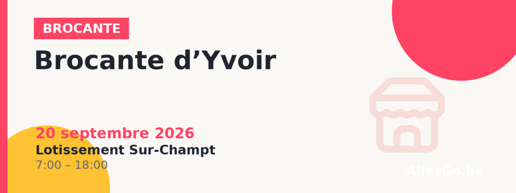 Brocante d’Yvoir