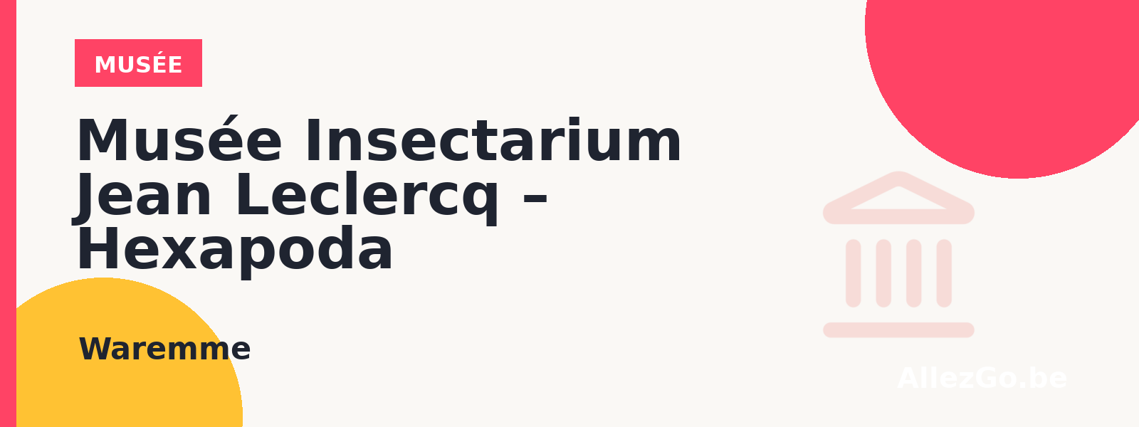 Musée Insectarium Jean Leclercq – Hexapoda