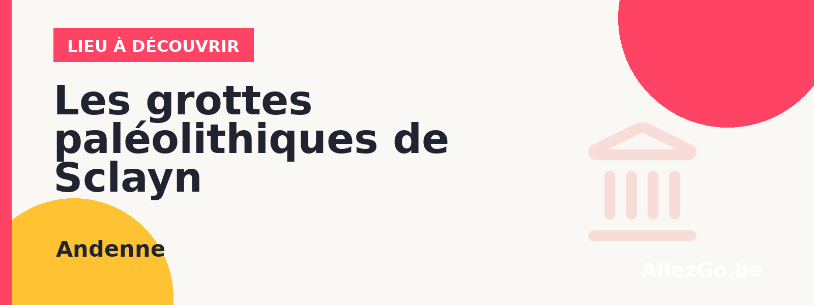 Les grottes paléolithiques de Sclayn