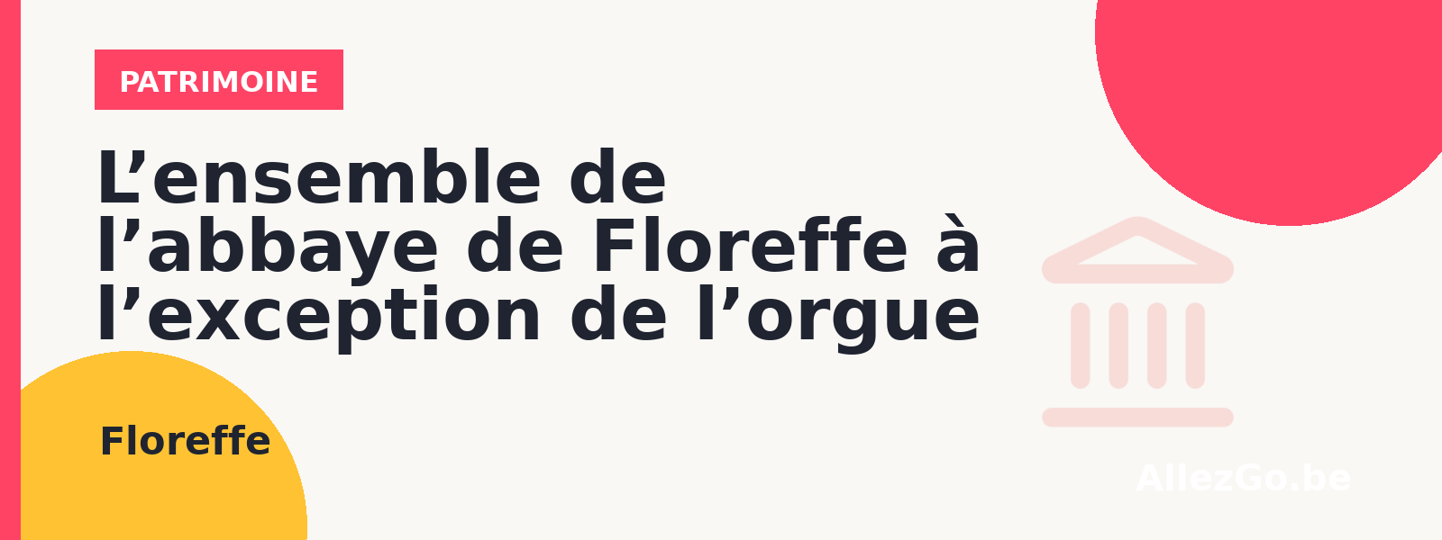 L’ensemble de l’abbaye de Floreffe