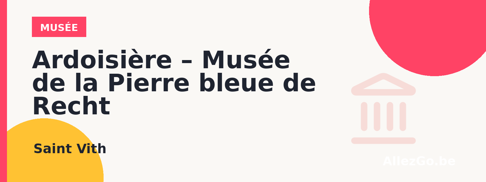 Ardoisière – Musée de la Pierre bleue de Recht