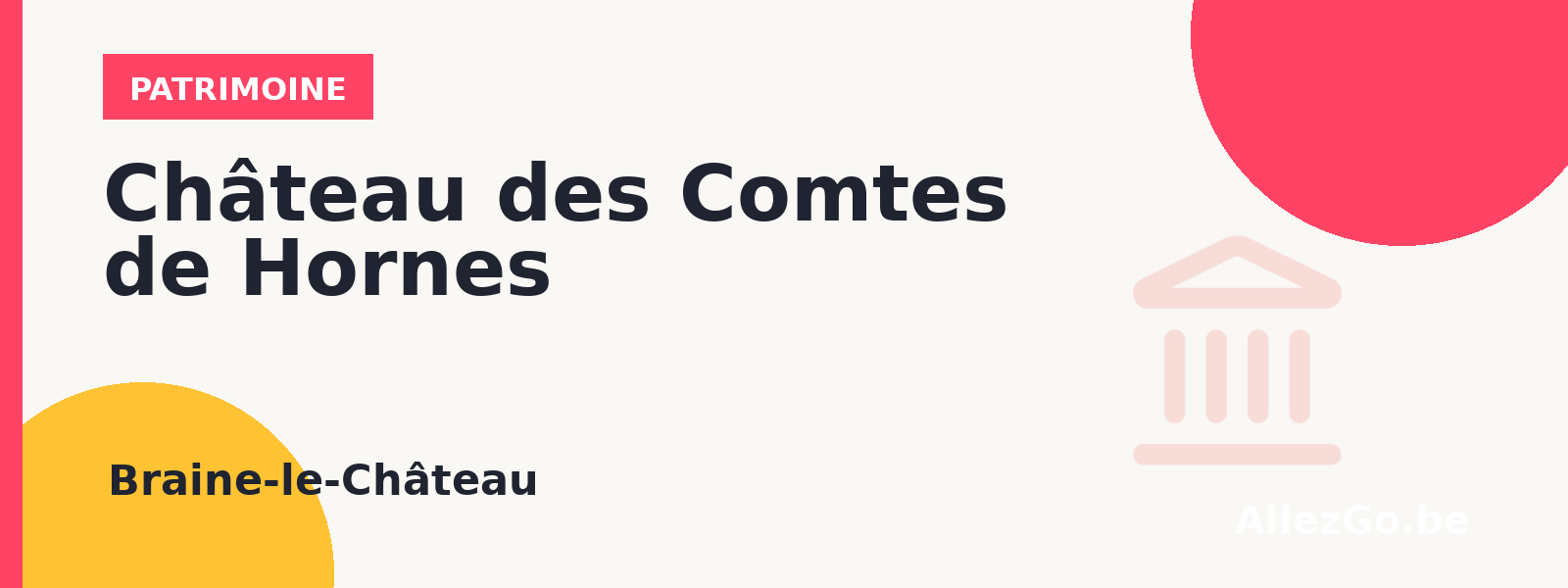 Château des Comtes de Hornes