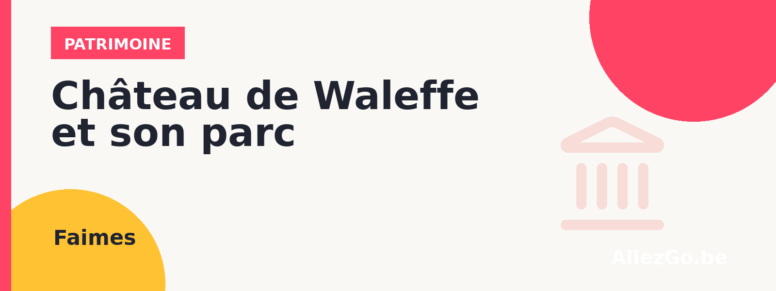 Château de Waleffe et son parc