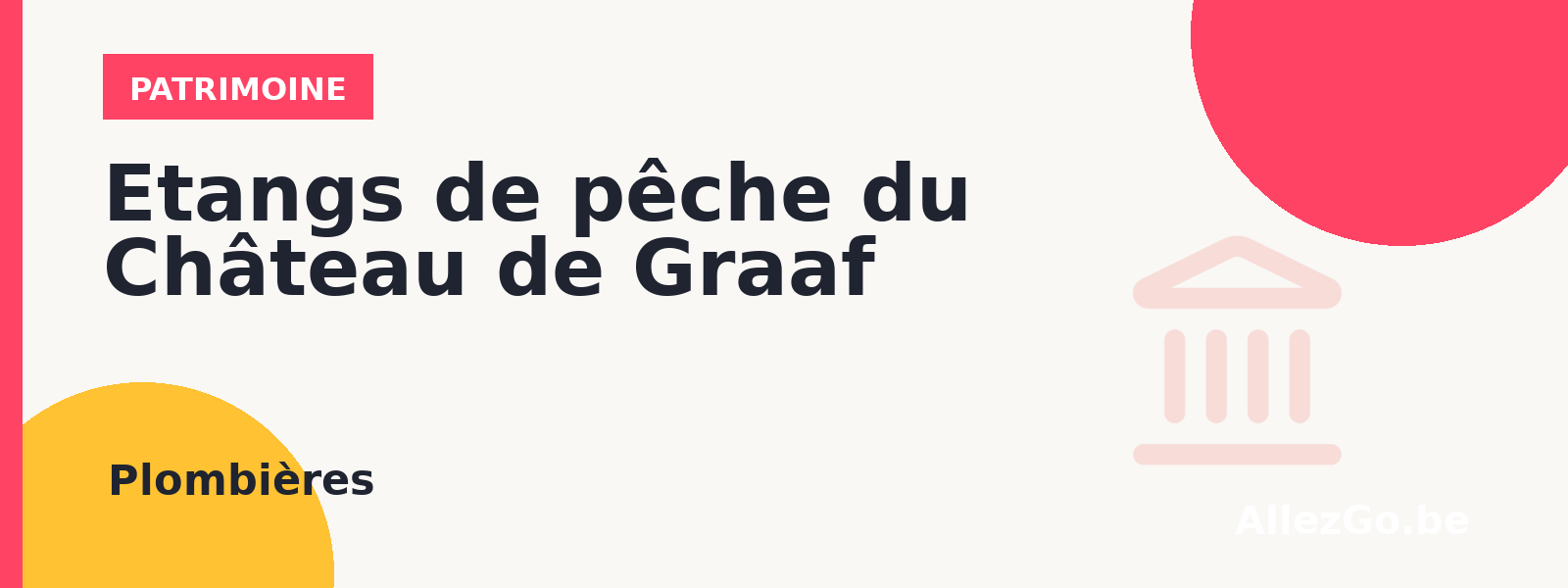 Etangs de pêche du Château de Graaf