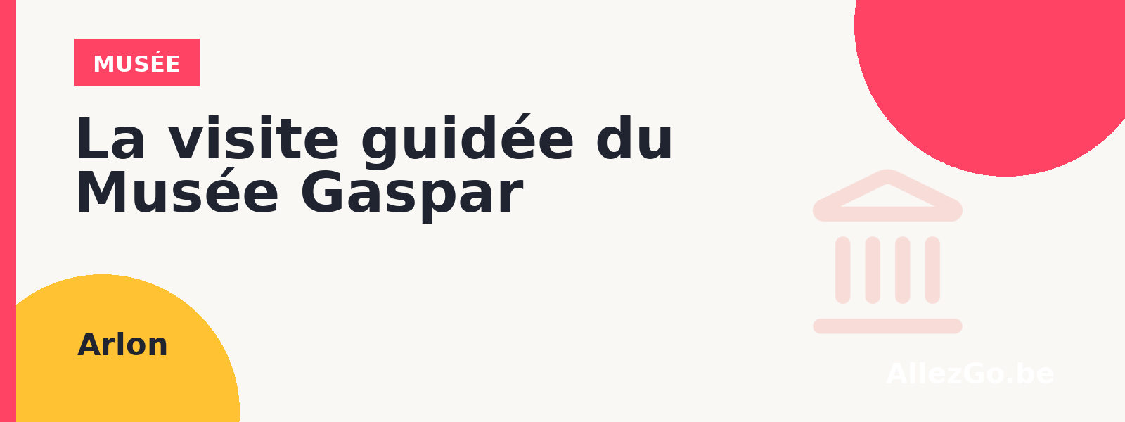La visite guidée du Musée Gaspar
