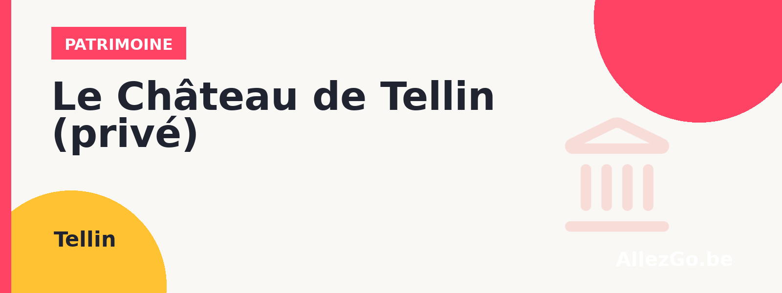 Le Château de Tellin (privé)