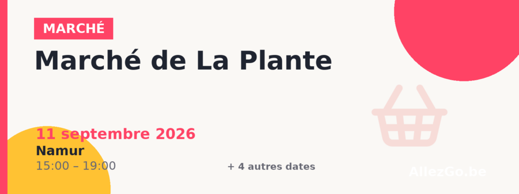 Marché de La Plante