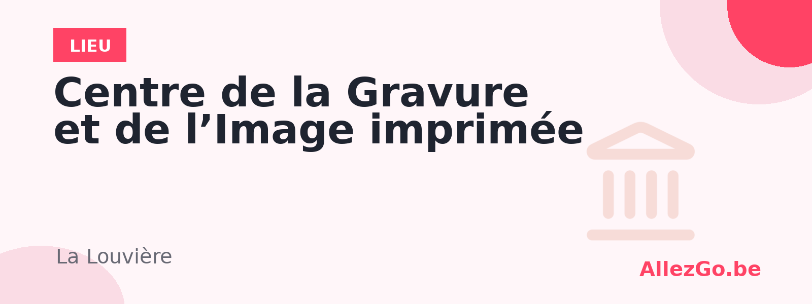 Centre de la Gravure et de l’Image imprimée