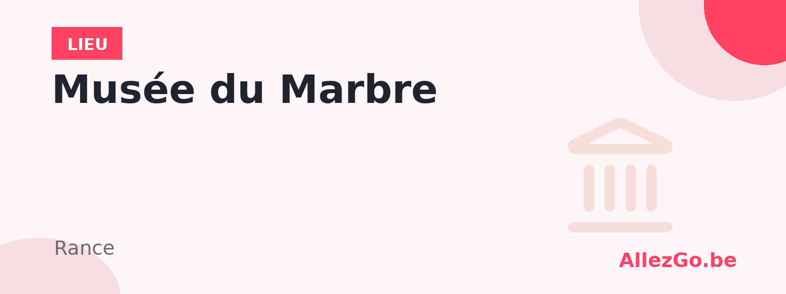 Musée du Marbre