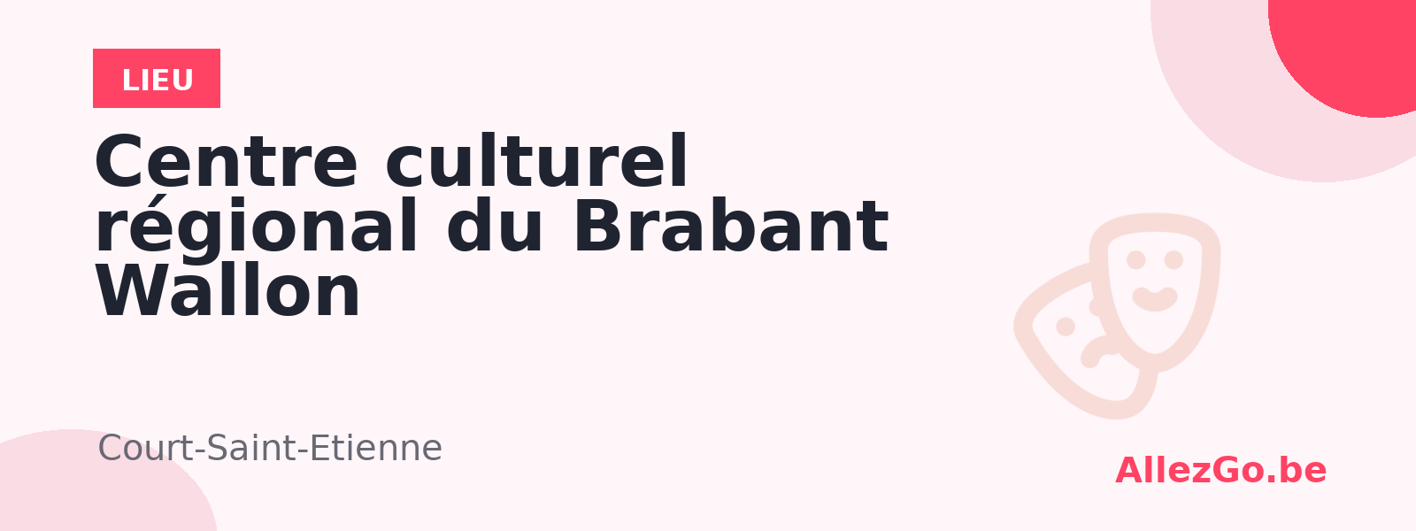 Centre culturel régional du Brabant Wallon