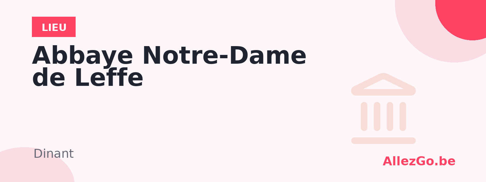 Abbaye Notre-Dame de Leffe
