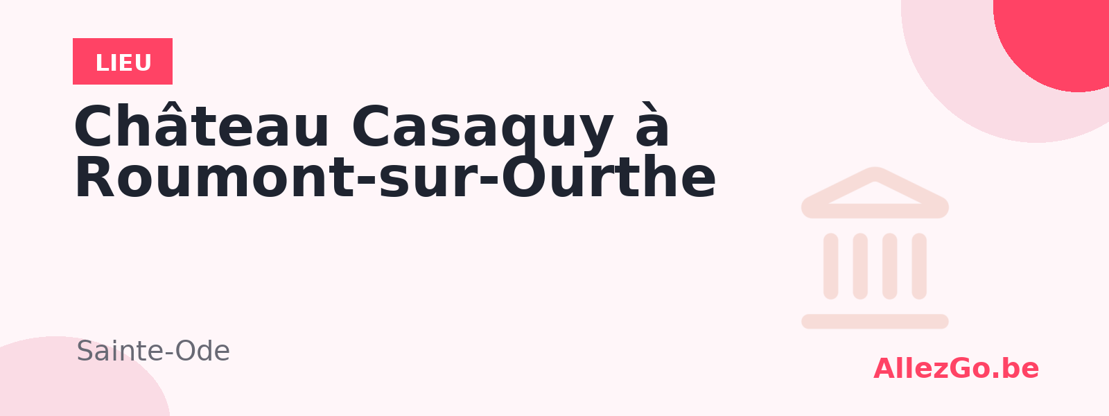 Château Casaquy à Roumont-sur-Ourthe