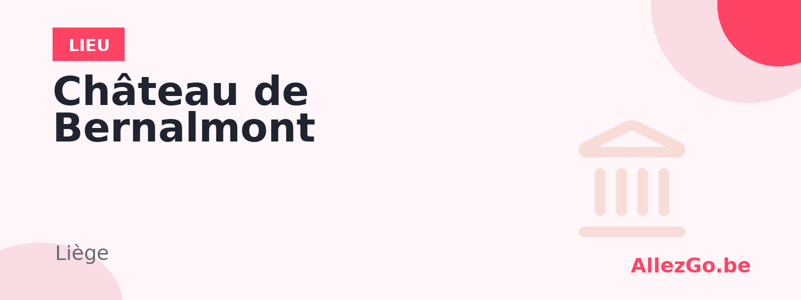 Château de Bernalmont