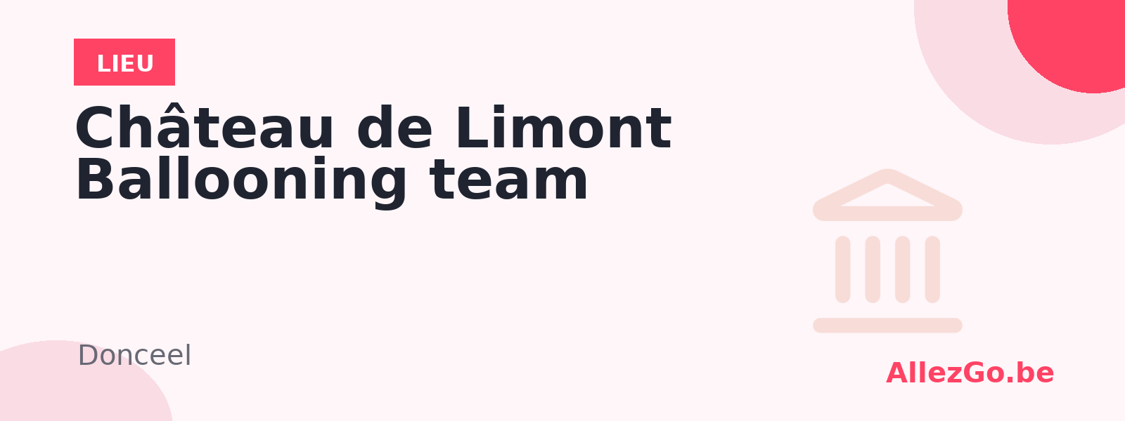 Château de Limont Ballooning team