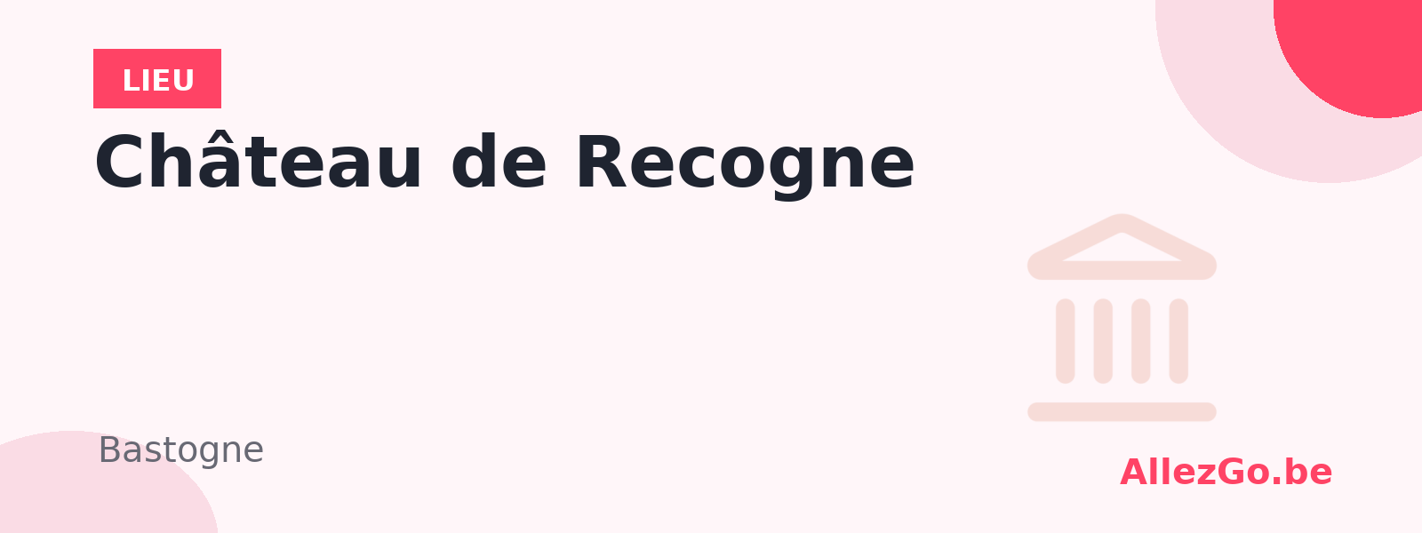 Château de Recogne