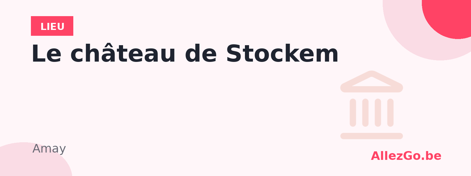 Le château de Stockem